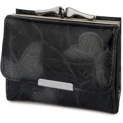 Portfel Skórzany Damski Mały Portmonetka Lakier Bigiel Czarny F61. Czarne portfele damskie bez wzorów, z lakierowanej skóry. Za 59.99 zł.