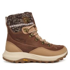 Śniegowce Merrell. Brązowe śniegowce i trapery damskie Merrell. Za 899.99 zł.