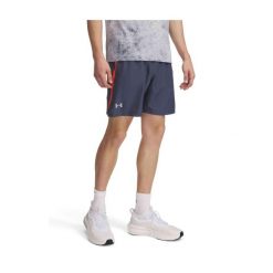 Spodenki do biegania męskie Under Armour Launch 7". Niebieskie krótkie spodenki sportowe męskie Under Armour, m, bez wzorów, do biegania. Za 109.99 zł.