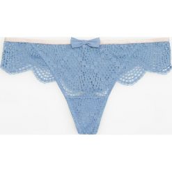 Koronkowe stringi - Niebieski. Stringi damskie marki Reserved. Za 24.99 zł.