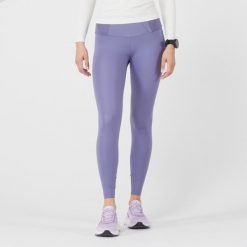 Legginsy do biegania damskie Kiprun Support. Niebieskie legginsy damskie KIPRUN, xl, bez wzorów, z elastanu, długie, do biegania. Za 149.99 zł.