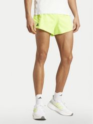 Adidas Szorty sportowe Adizero Essentials JF3492 Zielony Slim Fit. Zielone krótkie spodenki sportowe męskie Adidas, m, bez wzorów, z syntetyku, do biegania. Za 139.99 zł.