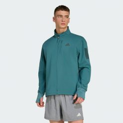 Kurtka Own The Run Winterized. Niebieskie kurtki męskie Adidas, xl, bez wzorów, bez kaptura. Za 439.00 zł.