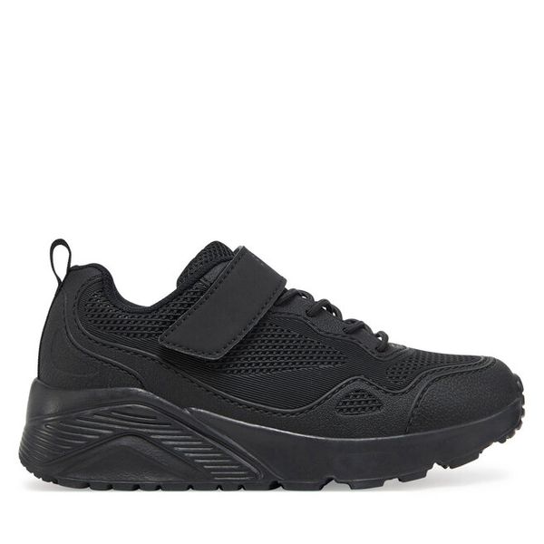 Sneakersy Skechers. Czarne trampki i tenisówki chłopięce Skechers, bez wzorów, bez zapięcia. Za 139.99 zł.