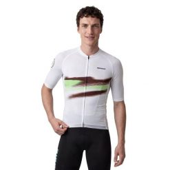 Męska ultralekka koszulka rowerowa Kolarstwo Siroko M3 NRC White. Białe buty sportowe męskie SIROKO, z elastanu, bez zapięcia, rowerowe. Za 253.00 zł.