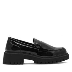 Loafersy DeeZee. Czarne mokasyny damskie DeeZee. Za 111.99 zł.