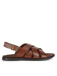 Gino Rossi Sandały MARCELLO-02 MB Brązowy. Brązowe sandały męskie Gino Rossi, ze skóry, bez zapięcia. Za 249.99 zł.