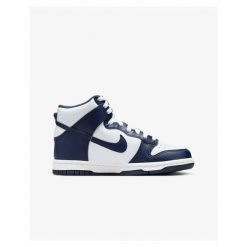 Buty Nike Dunk High. Niebieskie obuwie sportowe damskie Nike, bez wzorów, trekkingowe. Za 429.99 zł.