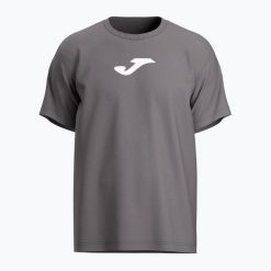 Koszulka tenisowa męska Joma Challenge. Szare koszulki sportowe męskie Joma, l, bez wzorów, z elastanu, bez kołnierzyka, bez ramiączek, na fitness i siłownię. Za 48.99 zł.