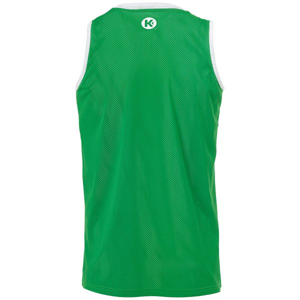 Odwracalny tank top Kempa Player. Białe t-shirty męskie Kempa, xl, bez wzorów, z asymetrycznym kołnierzem. Za 130.50 zł.