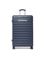 Reebok Walizka duża CWBEO-RBK-MS-003-L Granatowy. Niebieskie walizki męskie Reebok, bez wzorów, z tworzywa sztucznego, duże. Za 349.99 zł.