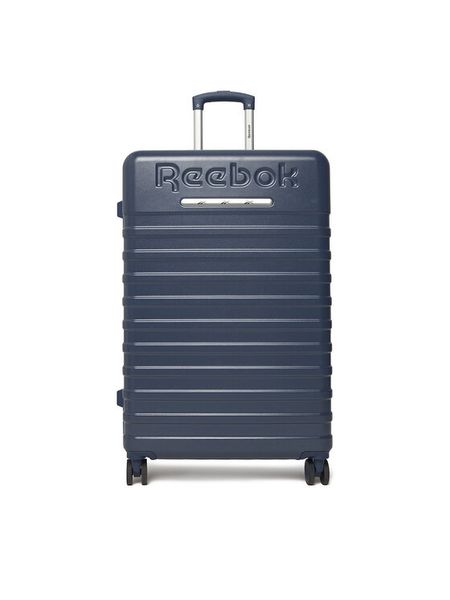 Reebok Walizka duża CWBEO-RBK-MS-003-L Granatowy. Niebieskie walizki męskie Reebok, bez wzorów, duże. Za 349.99 zł.
