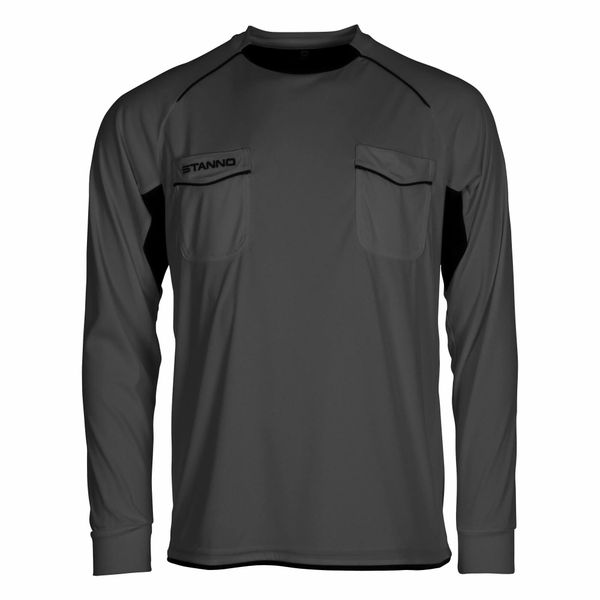 Koszulka sędziowska z długim rękawem Stanno Bergamo. Brązowe t-shirty damskie STANNO, s, bez wzorów, bez kołnierzyka. Za 195.50 zł.