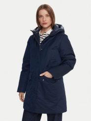 Tommy Hilfiger Parka WW0WW46533 Granatowy Relaxed Fit. Niebieskie kurtki damskie Tommy Hilfiger, l, bez wzorów, z bawełny, bez kaptura. Za 1,049.00 zł.