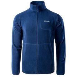 Polar męski Hi-Tec Camolin - niebieski, Rozmiar M. Niebieskie bluzy męskie Hi-tec, m, bez wzorów, z materiału, bez kaptura. Za 89.99 zł.