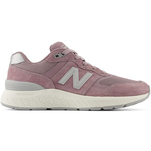 Buty damskie New Balance WW880TW6 – różowe. Czerwone obuwie sportowe damskie New Balance, bez wzorów, z gumy, na fitness i siłownię. Za 299.99 zł.