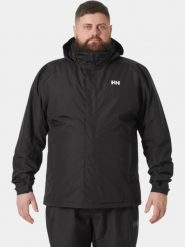 Kurtka przeciwdeszczowa męska Helly Hansen DUBLINER INSULATED. Czarne kurtki męskie Helly Hansen, m, bez wzorów, z materiału, klasyczne, bez kaptura. Za 583.20 zł.