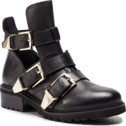 Botki STEVE MADDEN - Lofter SM11000422-03001-017 Black Leather. Kozaki damskie marki Steve Madden. Za 649.00 zł.