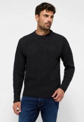 Męski Sweter Mustang Style Elwood Anthra Melange 1015822 4151. Swetry przez głowę męskie Mustang, m, bez wzorów, z materiału, bez kołnierzyka. Za 149.99 zł.