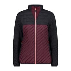 Damska kurtka puchowa CMP Unlimitech. Brązowe kurtki sportowe damskie CMP, bez wzorów, z puchu, bez kaptura, trekkingowe. Za 614.00 zł.