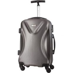 Walizka w kolorze szarym - 103 l. Walizki męskie Platinium, z materiału. W wyprzedaży za 329.95 zł.