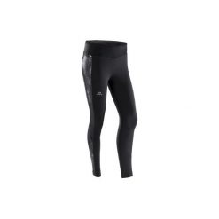 Legginsy Do Biegania Run Warm+ Damskie. Niebieskie legginsy damskie KALENJI, l, bez wzorów, z elastanu, do biegania. Za 79.99 zł.