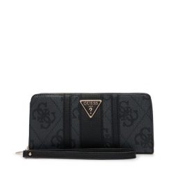 Portfel Guess. Czarne portfele damskie Guess, z aplikacjami. Za 339.99 zł.