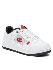 Champion Sneakersy Rebound Summerize B Gs Low Cut Shoe S32876-CHA-WW005 Biały. Białe buty sportowe chłopięce Champion, bez wzorów, ze skóry, bez zapięcia. Za 149.99 zł.