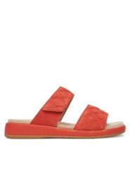 Caprice Klapki 9-27204-44 Pomarańczowy. Brązowe klapki damskie Caprice, bez wzorów, ze skóry, bez obcasa. Za 150.99 zł.
