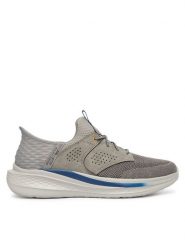 Skechers Sneakersy Slip-Ins Rf: Slade - Caster 210889/GRY Szary. Szare buty sportowe męskie Skechers, z materiału, bez zapięcia. Za 379.99 zł.