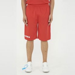 Krótkie Spodenki Damskie Biegowe Portland Czerwone. Czerwone szorty sportowe damskie Legea, m, bez wzorów, z poliesteru, sportowe, do biegania. Za 64.00 zł.