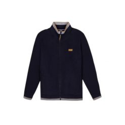 Bluza zapinana na zamek błyskawiczny TBS Leann. Niebieskie bluzy męskie TBS, na lato, xl, bez wzorów, bez kaptura. Za 332.50 zł.