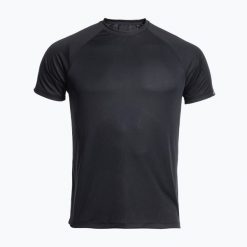 Koszulka do biegania męska Joma R-Night Iconic. Czarne koszulki sportowe męskie Joma, na lato, m, bez wzorów, z materiału, bez kołnierzyka, bez ramiączek, do biegania. Za 129.99 zł.