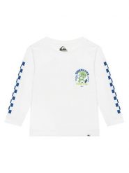 Quiksilver T-Shirt Ev Bloomsday EQKZT03572 Biały Regular Fit. Białe t-shirty dla chłopców Quiksilver, bez wzorów, z bawełny, bez ramiączek. Za 89.99 zł.