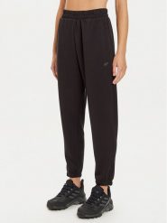 4F Spodnie dresowe 4FWAW24TTROF0840 Czarny Loose Fit. Czarne spodnie dresowe damskie 4f, l, bez wzorów, z dresówki. Za 119.99 zł.