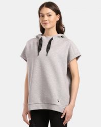 Damska bluza z kapturem Kilpi DIAN-W. Szare bluzy damskie Kilpi, bez wzorów, z kapturem. Za 318.77 zł.