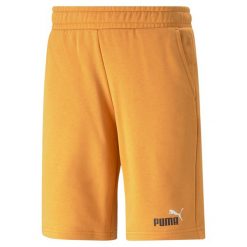 Krótkie spodenki męskie Puma ESS+ 2 COL 10''. Brązowe krótkie spodenki sportowe męskie Puma, m, bez wzorów, z bawełny, na fitness i siłownię. Za 114.90 zł.