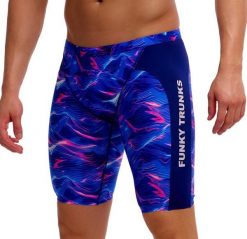 Spodenki do pływania Jammery Funky Trunks Rising Tide. Kąpielówki męskie FUNKY TRUNKS, m, bez wzorów, z materiału, na fitness i siłownię. Za 219.00 zł.