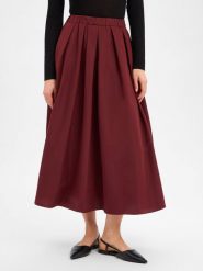 Weekend Max Mara spódnica plisowana Kobiety Sztuczne włókno czerwony, 42. Czerwone spódnice damskie Weekend Max Mara, bez wzorów, z materiału, plisowane. Za 749.95 zł.