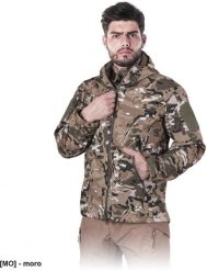 Kurtka męska Reis TG-MOSS - Kurtka ochronna Tactical Guard z materiału SOFTSHELL, tkany - zielony M. Brązowe kurtki męskie Reis, m, bez wzorów, z softshellu, bez kaptura. Za 155.85 zł.