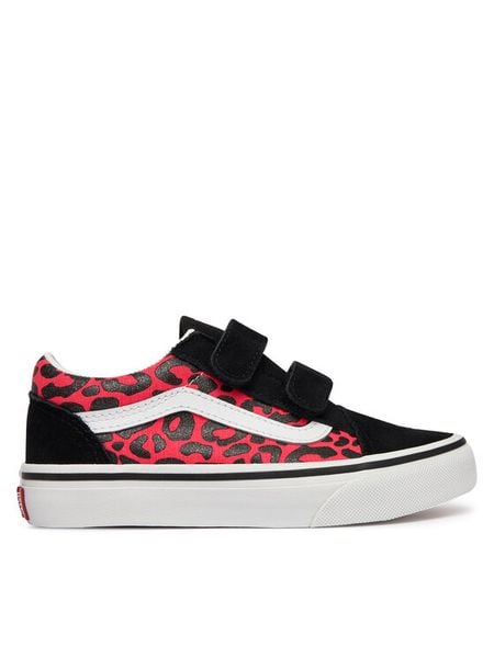 Vans Tenisówki Old Skool V VN000CYAFOC1 Różowy. Czerwone buty sportowe dziewczęce Vans, bez wzorów, ze skóry, bez zapięcia. Za 172.99 zł.