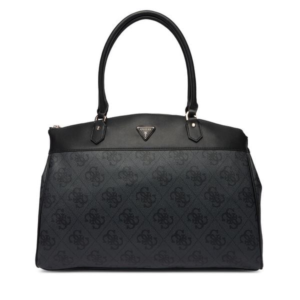 Torba weekendowa Guess. Czarne torby podróżne damskie Guess, z aplikacjami. Za 499.99 zł.