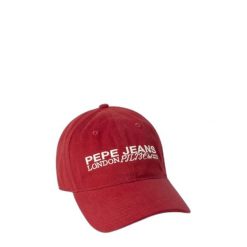 Czapka z daszkiem Pepe Jeans Steven Cap. Czerwone czapki i kapelusze męskie Pepe Jeans, bez wzorów, z jeansu. Za 103.95 zł.