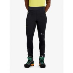 Spodnie softshell damskie Berghaus MTN Guide Alpine Legging. Czarne spodnie sportowe damskie Berghaus, bez wzorów, z softshellu, trekkingowe. Za 471.89 zł.