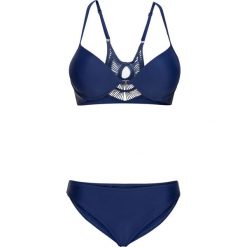 Bikini na fiszbinach (2 części) bonprix niebieski. Bikini damskie marki bonprix. Za 89.99 zł.