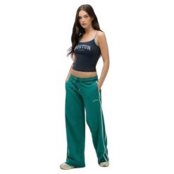 Damskie spodnie dresowe Superdry Athletic Essentials. Zielone spodnie dresowe damskie Superdry., m, bez wzorów, z dresówki. Za 349.35 zł.