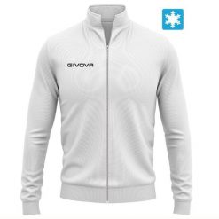 Biała bluza unisex Givova Freetime. Białe bluzy męskie Givova, na lato, m, bez wzorów, z bawełny, bez kaptura. Za 161.99 zł.