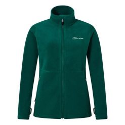 Polar damski Berghaus Prism PT InterActive Jacket. Zielone kurtki damskie Berghaus, na zimę, bez wzorów, z polaru, bez kaptura, narciarskie. Za 323.39 zł.