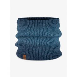Komin na szyję Buff Knitted Fleece Neckwarmer Marin - denim. Niebieskie szaliki i chusty damskie Buff, bez wzorów, z denimu. Za 169.35 zł.