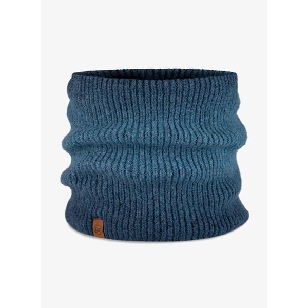 Komin na szyję Buff Knitted Fleece Neckwarmer Marin - denim. Niebieskie szaliki i chusty damskie Buff, bez wzorów, z denimu. Za 169.35 zł.